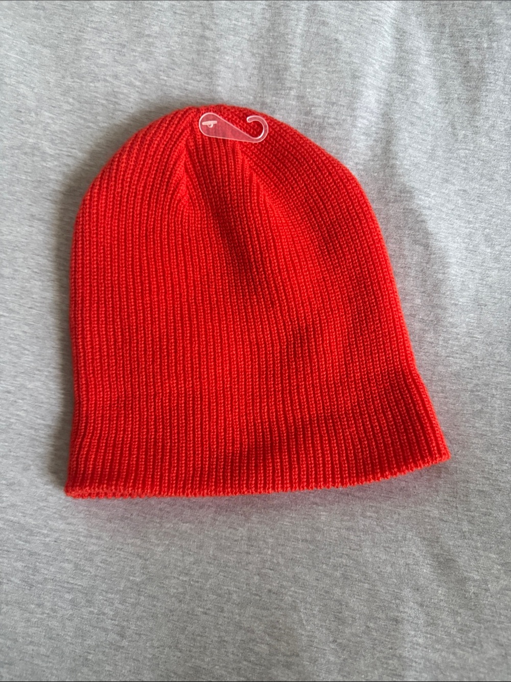 J. Crew Kids Bright Red Ribbed Knit Hat